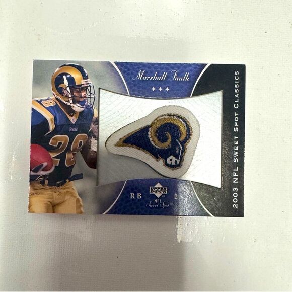 2003 Marshall Faulk sweet spot classics #P-MF mint condition - Picture 1 of 4